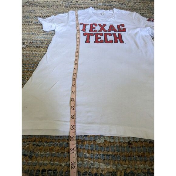 Texas Tech T Shirt L Cotton S/S Vneck Pullover Football NCAA Game Day Collegiate - Picture 5 of 9